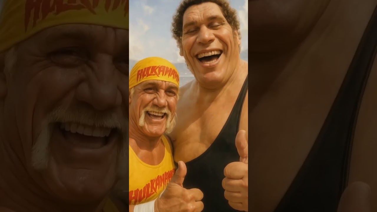 Hulk Hogan Enters Heaven&rsquo;s Ring ⚡️ From WrestleMania Glory to Eternal Legend 💛 #Shorts