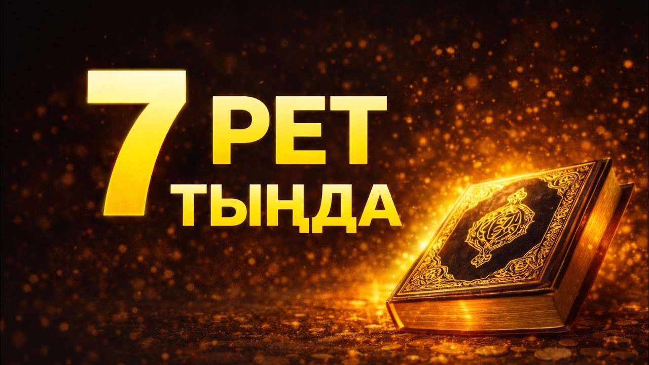 УАҚИЯ СҮРЕСІ — 7 РЕТ ТЫҢДА | РИЗЫҚ АШЫЛАДЫ