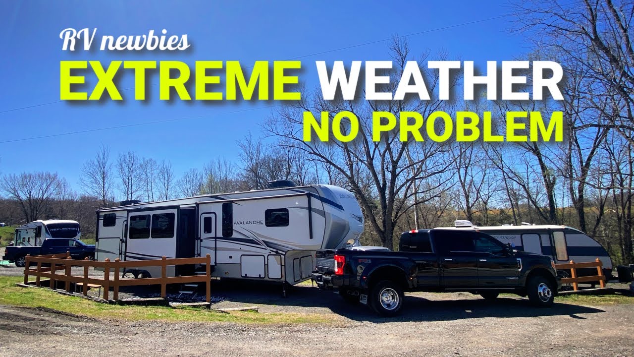 SELLING OUR HOUSE TO RV FULL-TIME! First time towing in extreme weather. ~ Episode 3