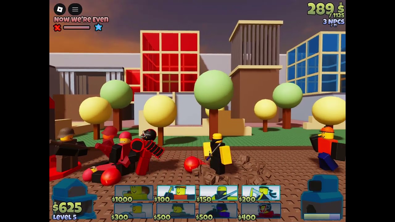 Levels 25-29 in the battle bricks!