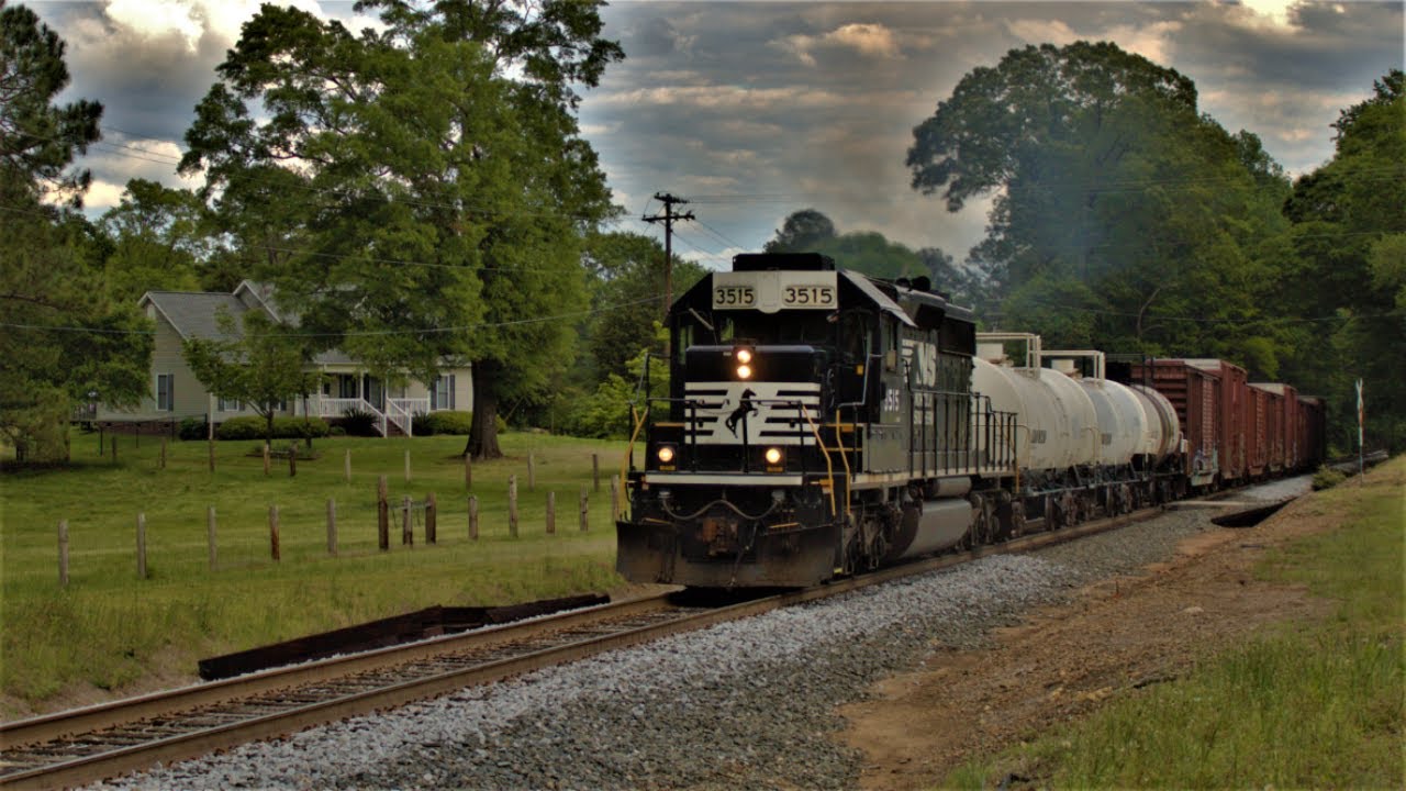 Norfolk Southern SB-Line: Chasing NS P32 from Catawba to Rock Hill, SC