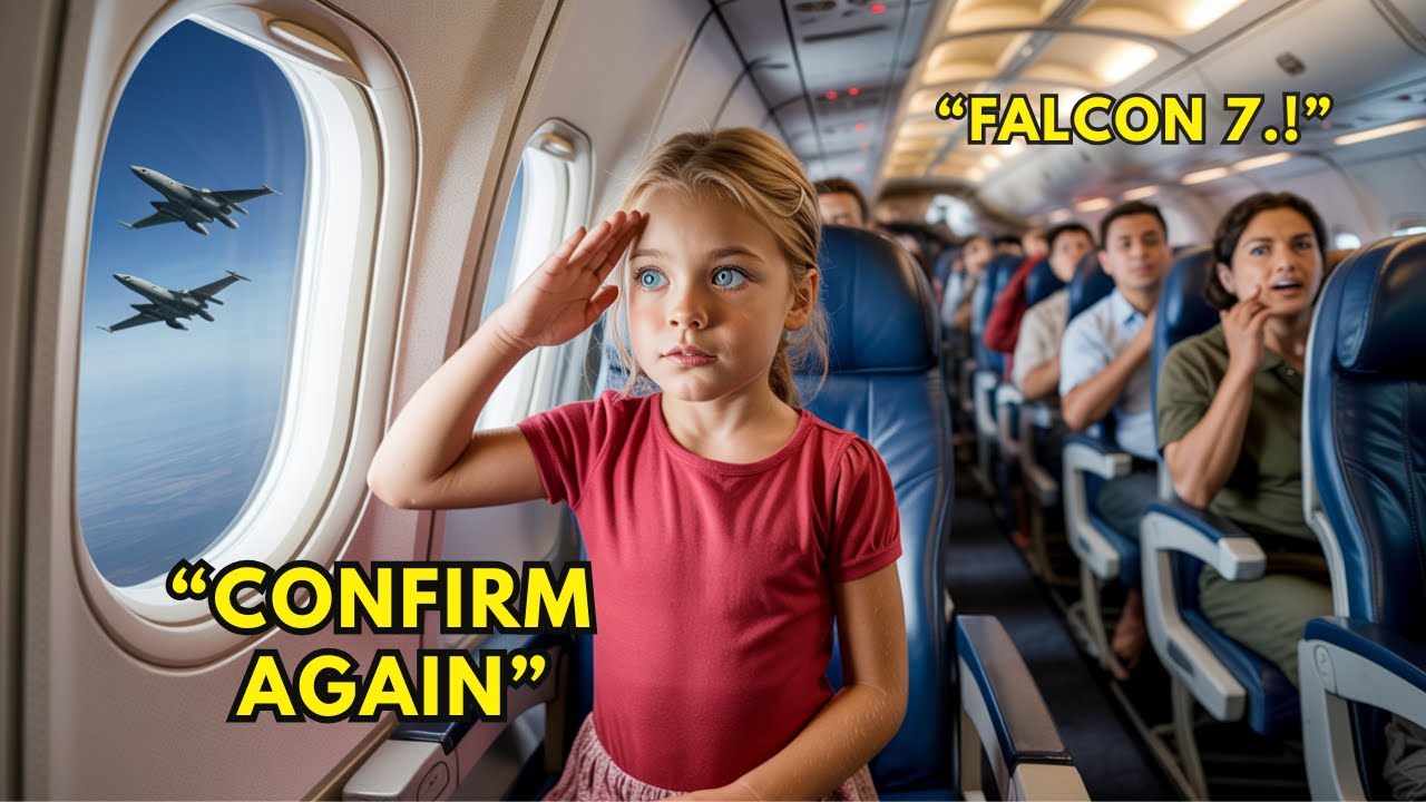 She Was Only a Kid in Seat 7D— Until the F-22s Addressed Her by Call Sign..!