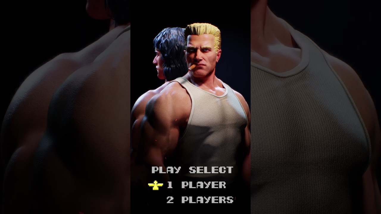 Contra. Remake of 8 bit classic-#zbrush #animation #3daniamtion #contra #nes #8bit #remake