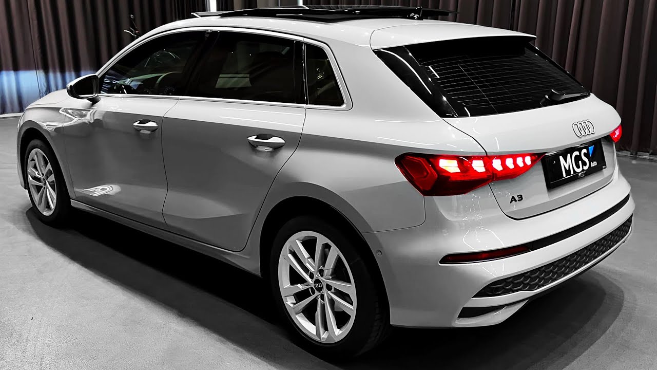Audi A3 2025 года — детали экстерьера и интерьера