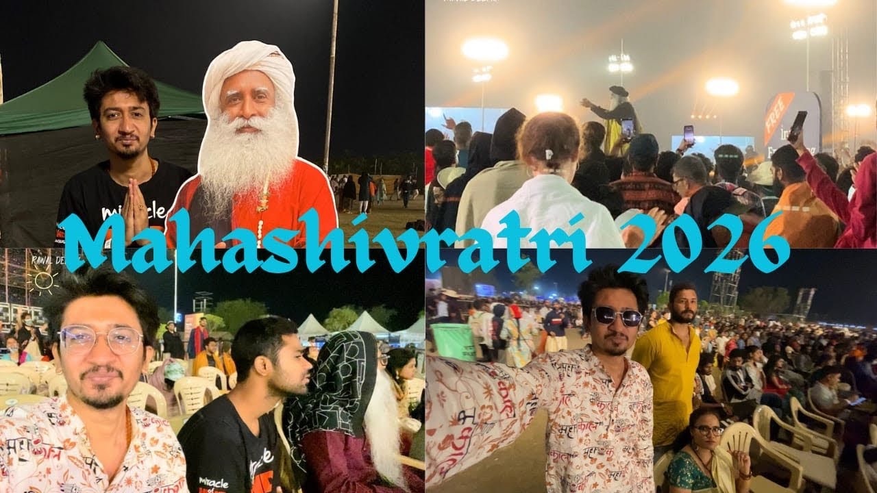 MAHASHIVRATRI 2026 CELEBRITION WITH @sadhguru❤️🔱 ISHA FOUNDATION| RAWAL DEEPAK|SADHGURU