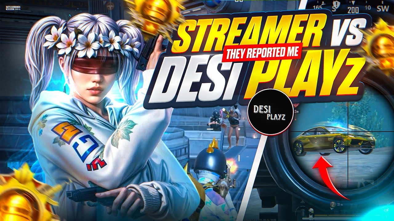 Hacker Allegation￼ On DESi PLAYz we💀🔱! Streamers Vs DESi PLAYz || They Reports Me || #bgmi 