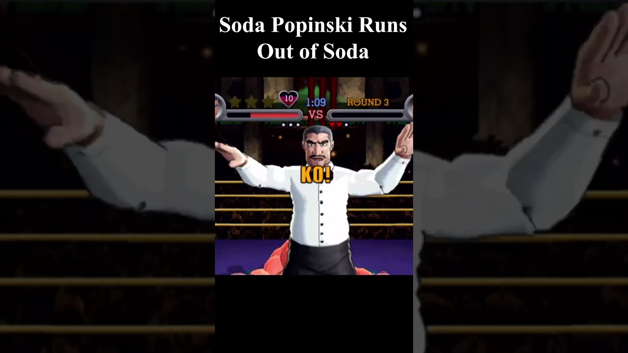 Soda Popinski Literally Runs Out of Soda  #gaming #punchout #boxing
