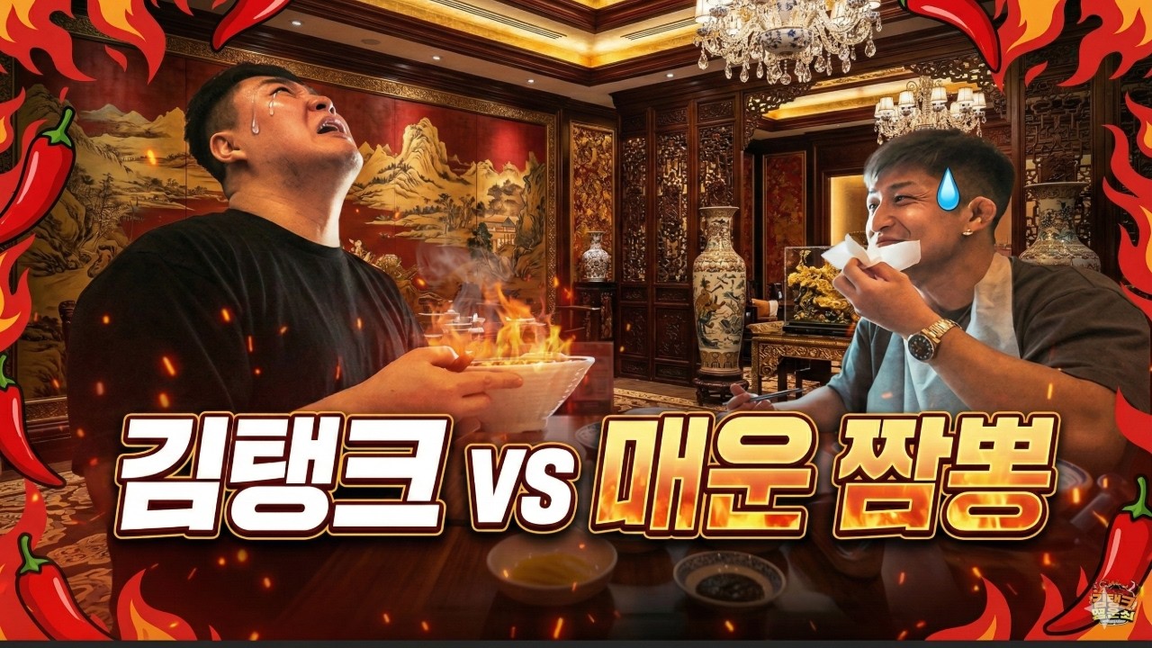 탱크야 매운 짬뽕 괜찮겠어?🔥 일본 라멘이랑 레벨이 다르다!? ㅣ 블랙컴뱃 김탱크 ㅣ 오대장