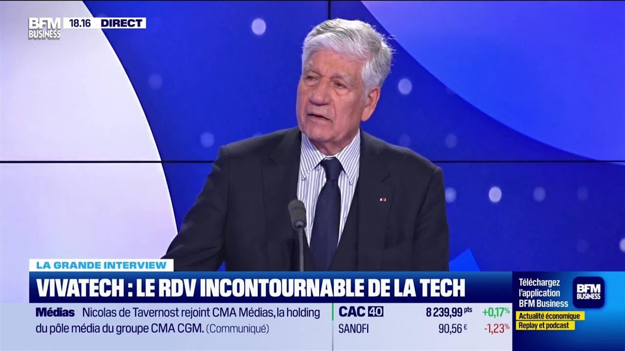 Maurice Lévy (VivaTech) : La 8ème édition de VivaTech s'ouvre à Paris