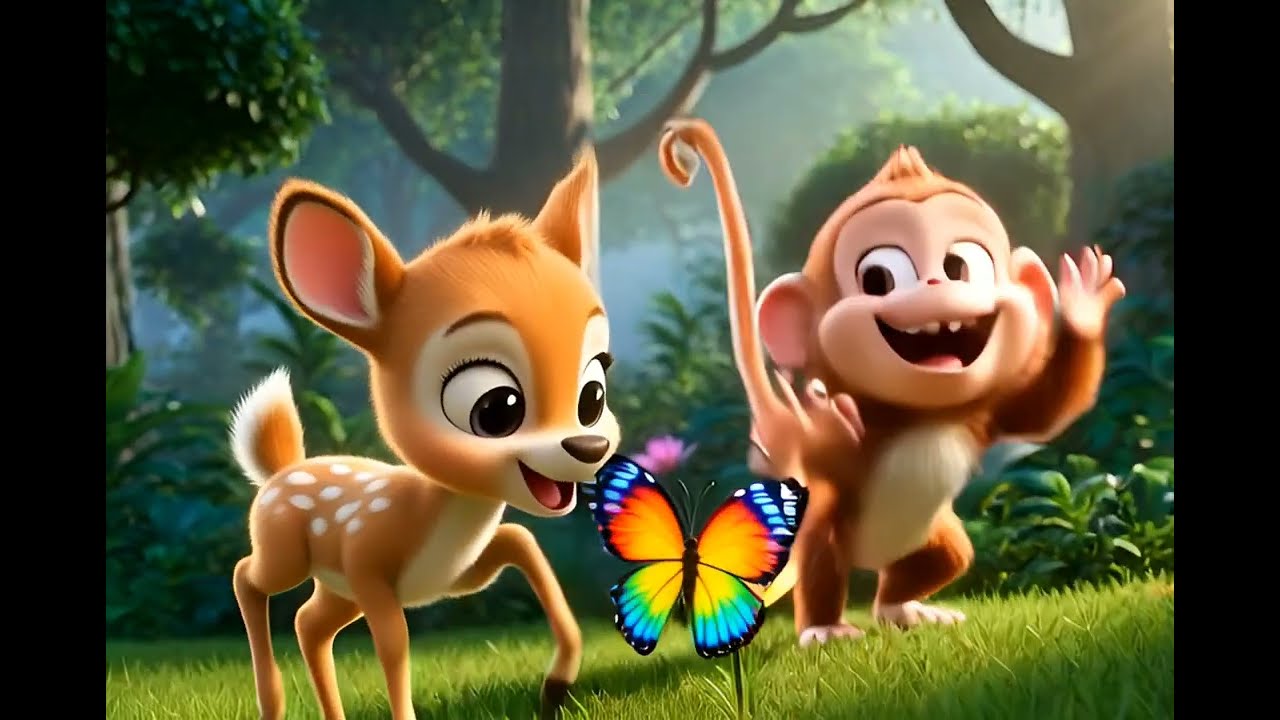 Jungle Horror Story for Kids 👻🌴 | Magical Ghost & Brave Friends | 3D Animation