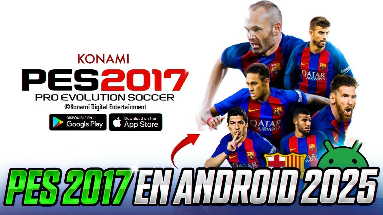 Ya Regreso!😲📲Ya se Puede Jugar PES 2017 en Android De Nuevo en Pleno 2025!✅Como Jugar y Descargar?📲🔥