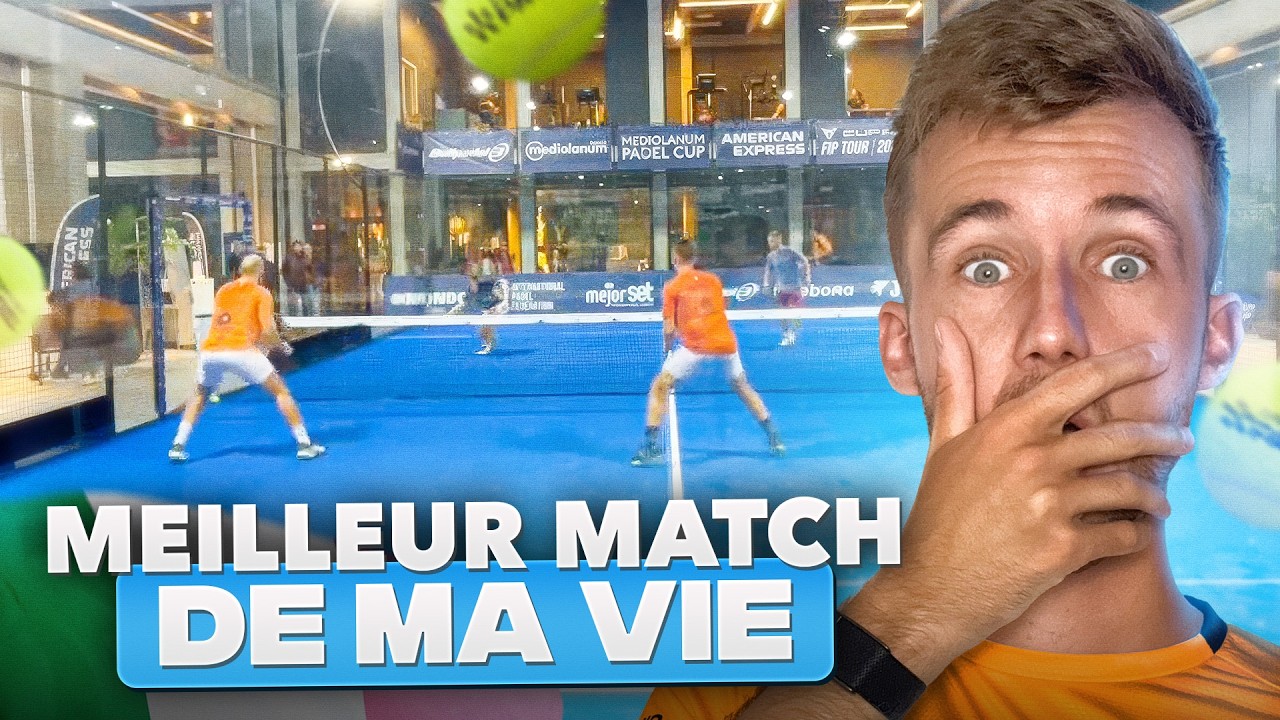 MATCH INCROYABLE CONTRE UNE TÊTE DE SÉRIE ! (FIP Silver de Côme)