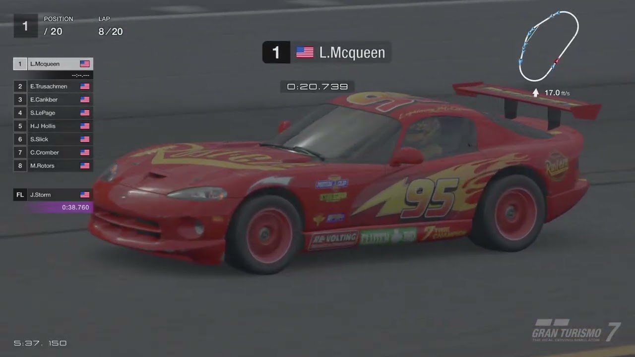 Piston Cup:The Nitroade 500 (Third Race)