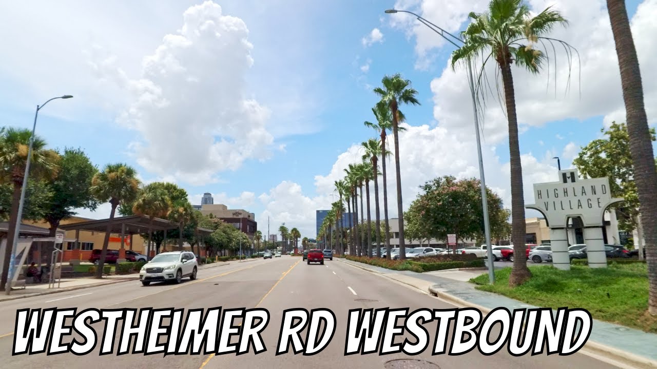 Westheimer Rd westbound! Drive with me in Houston!