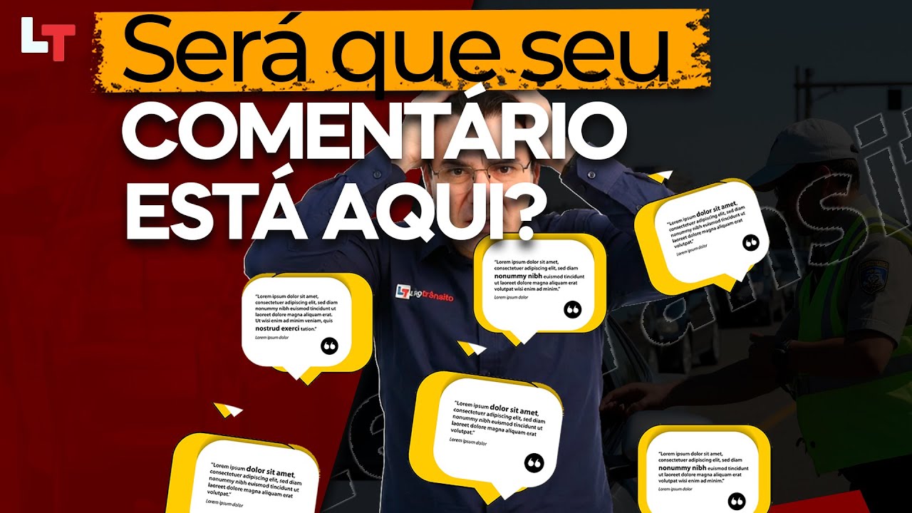 BALIZA DE TEATRO: Respondendo aos comentários #legtransito #ronaldocardoso
