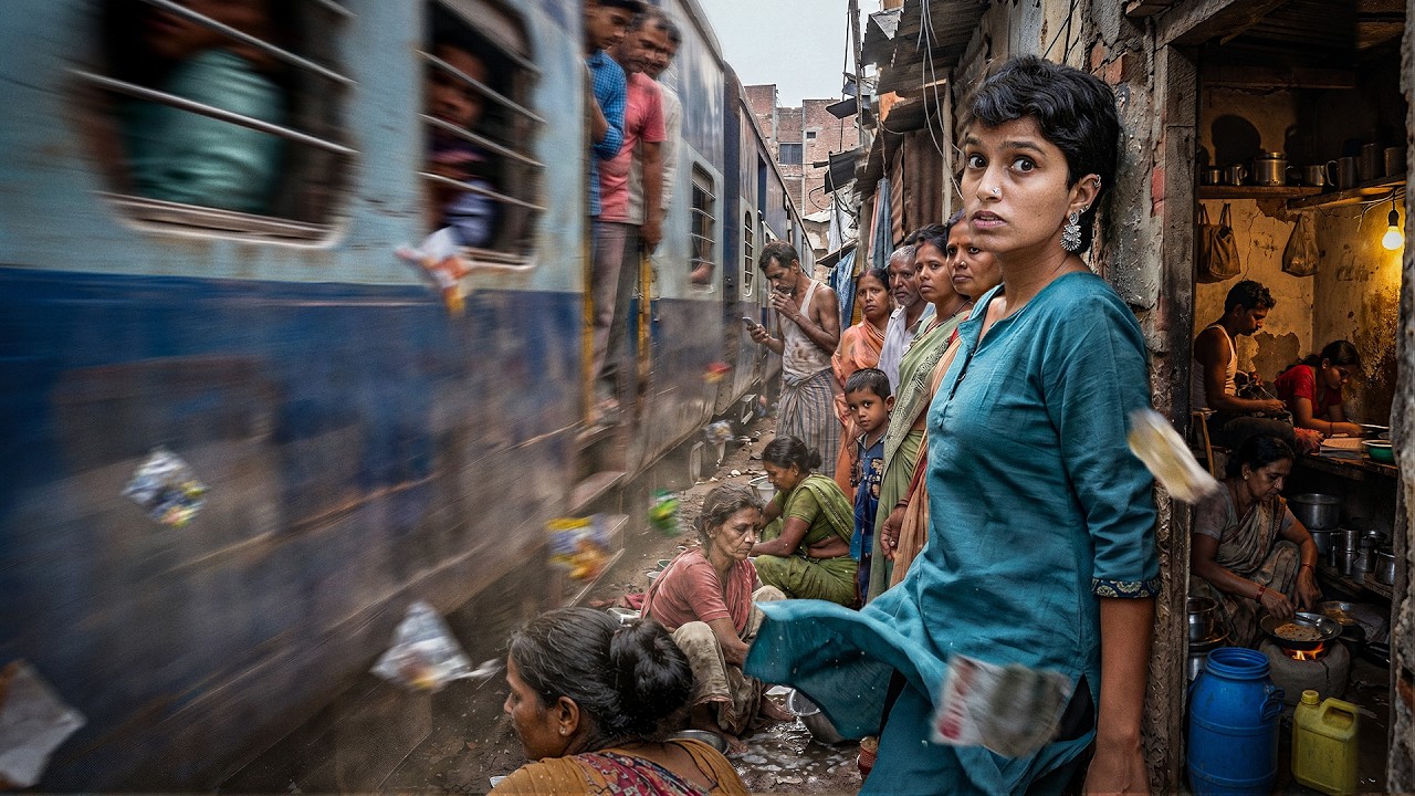 Surviving India&rsquo;s dangerous Railway slum (got stuck 😰)