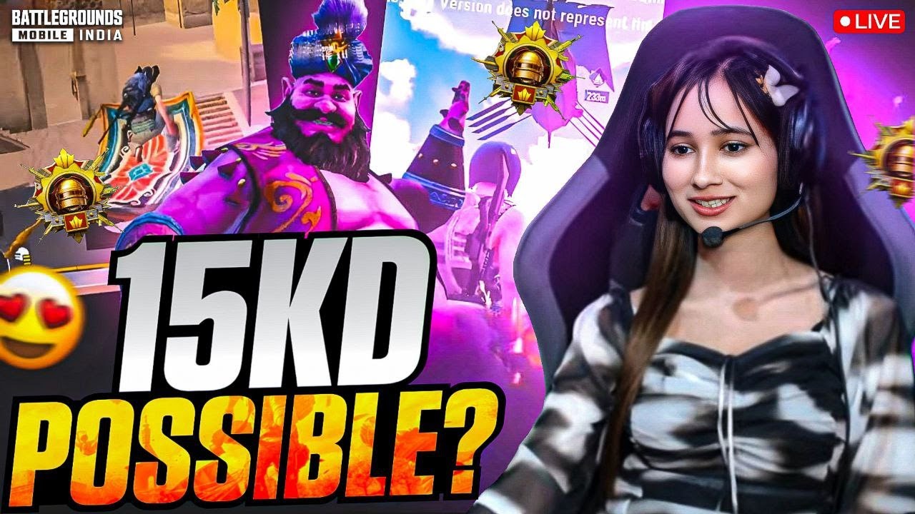 SUNDAY BOOM BAAM WITH AKM+ 6X😍CONQUEROR TOP 100 RANK LIVE😱 |#bgmilive #girlgamer #pubgmobile