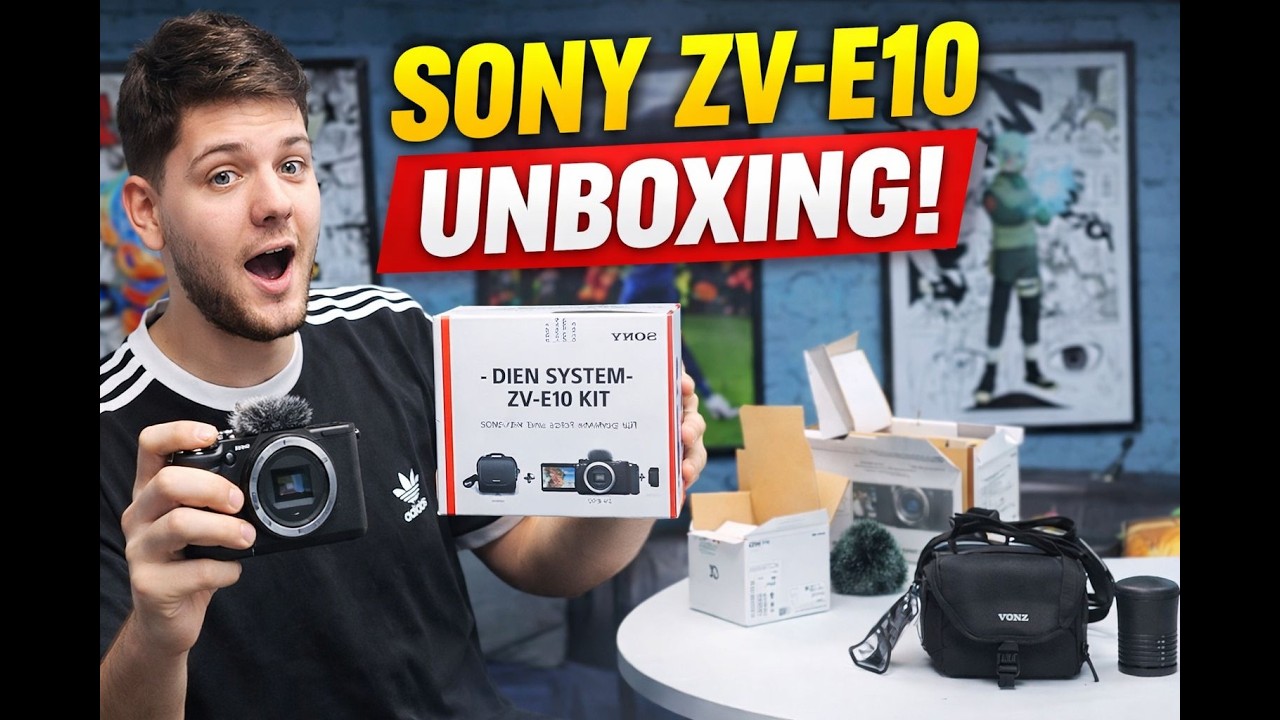 👉 Sony ZV-E10 Unboxing – Die beste Kamera für YouTube & Vlogs?