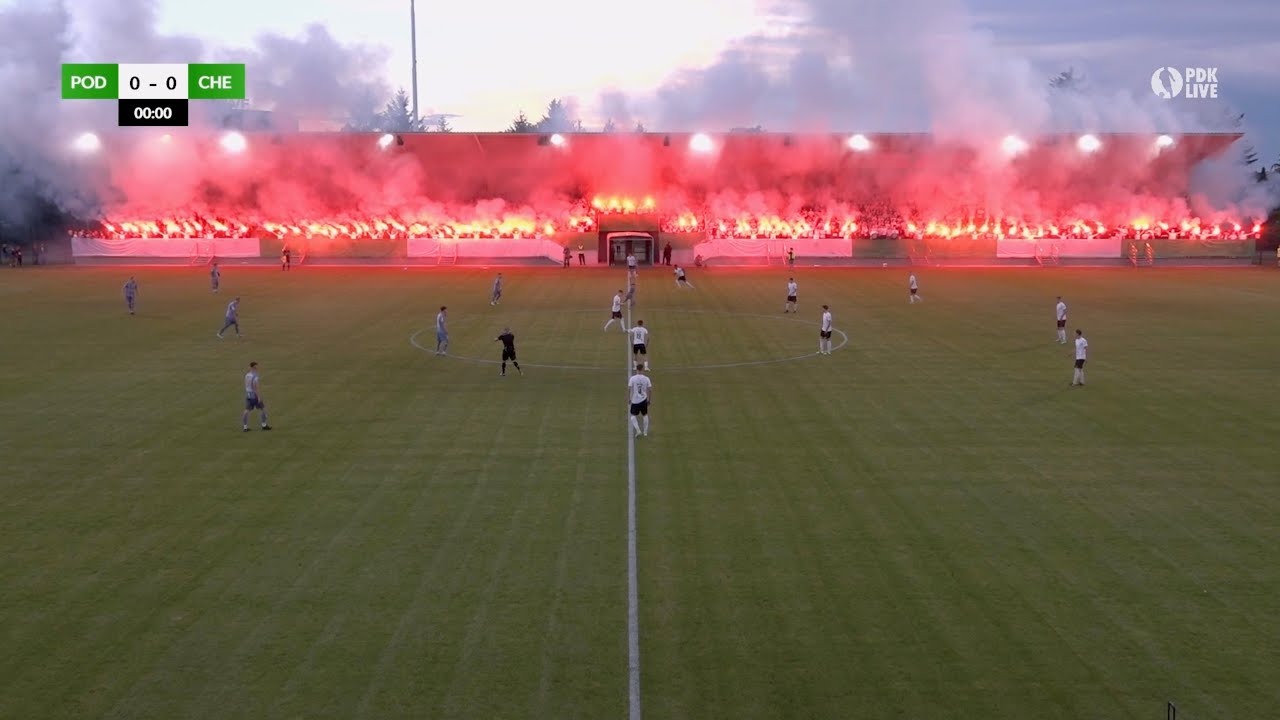 SKRÓT MECZU: Podlasie Biała Podlaska - Chełmianka Chełm (3-1)