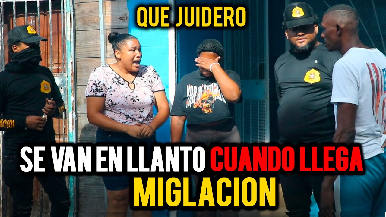 MUJERES SE VAN EN LLANTO CUANDO LLEGA MIGLACION /  UN SOLO JUIDERO