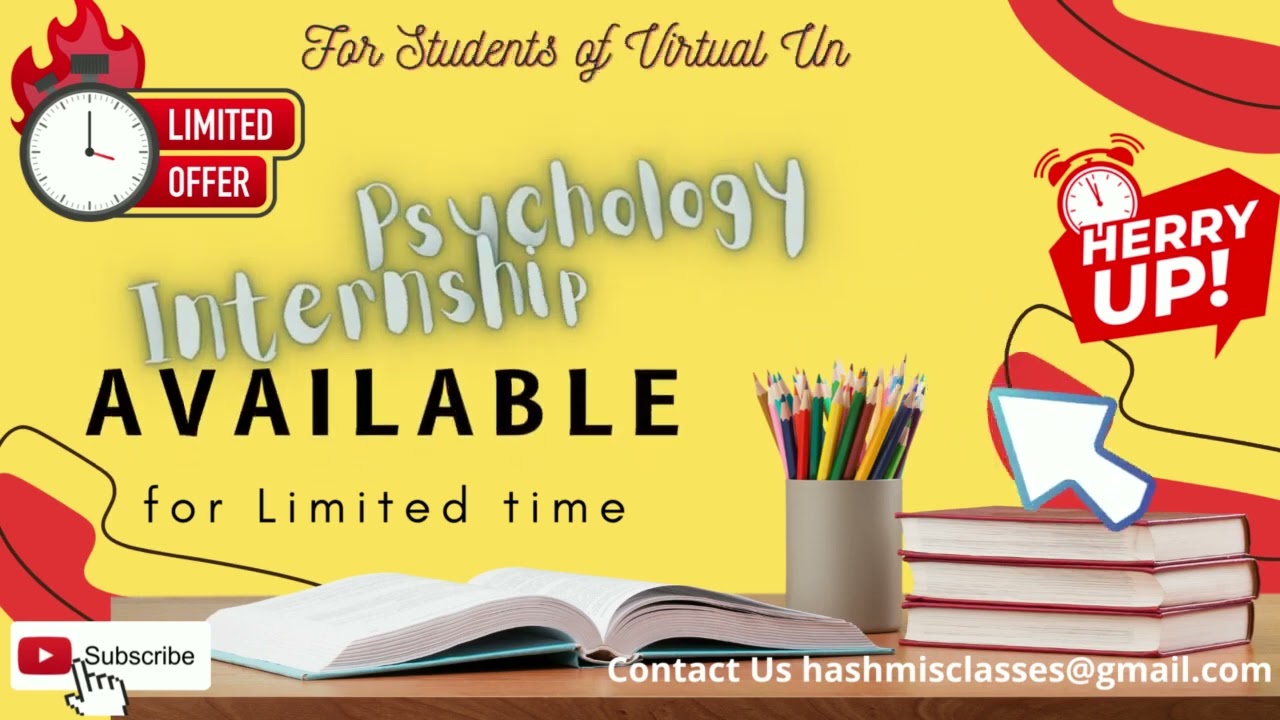 get ful internship report  of Psychology  #vu_intetnship #psychology #internship #psy619 #vu