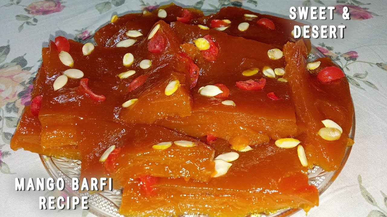 Mango barfi | Mango burfi recipe| How to make mango barfi | Easy dessertrecipe #shorts#mango#desert