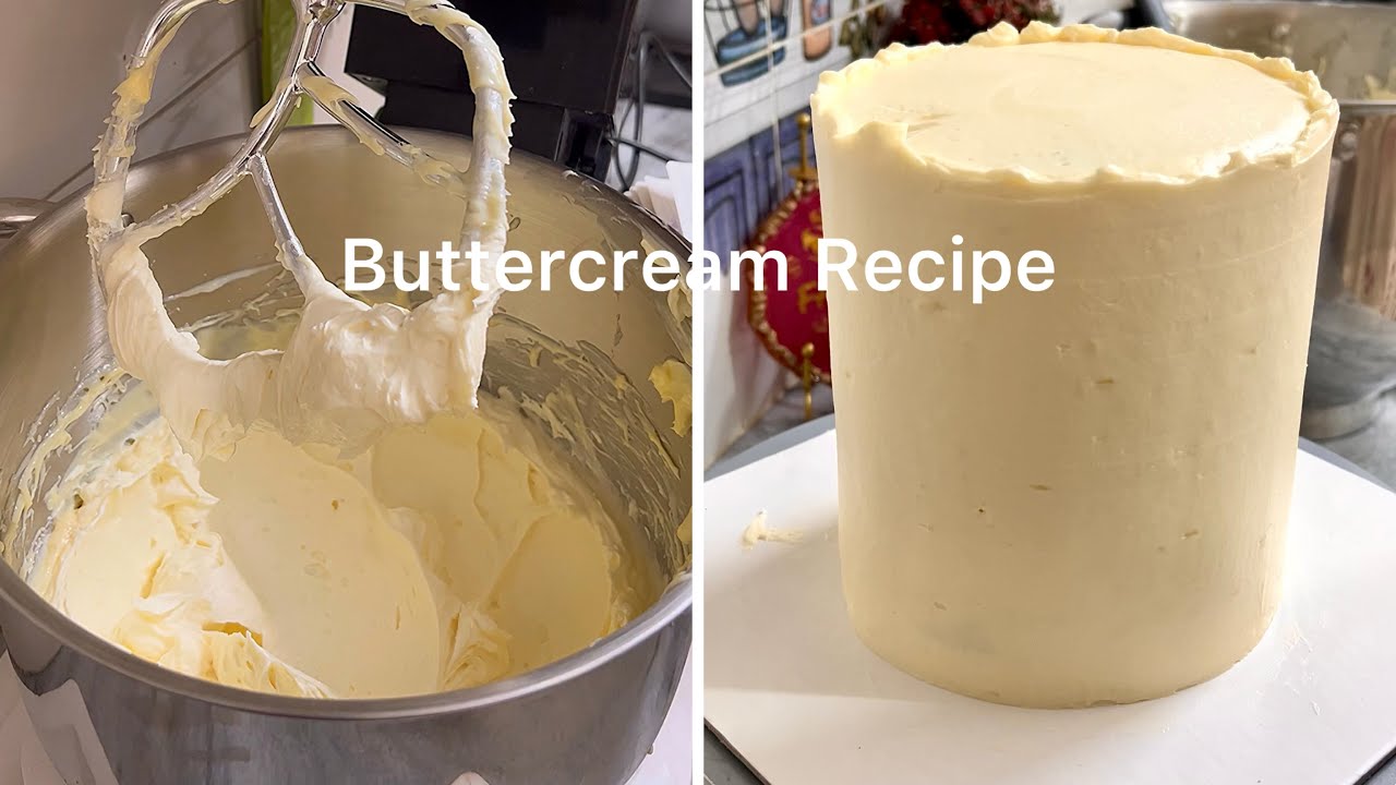 Stable Buttercream Recipe for summers | Ermine Buttercream | Less sweet Buttercream