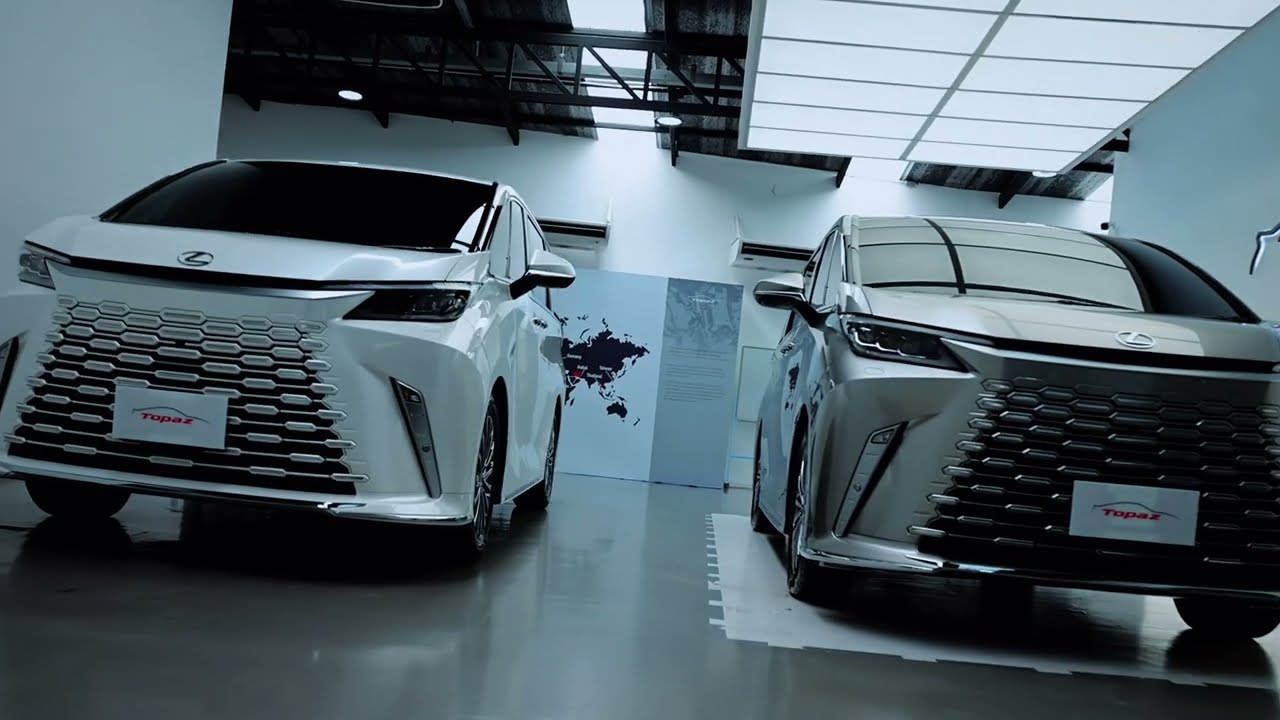 Lexus LM 500h และ LM 350h ทั้ง 2 คัน มาใช้บริการที่ Topaz Detailing Thailand