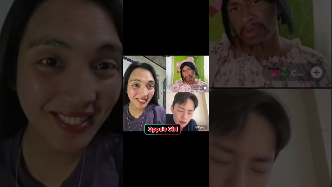 Ella , Ryu  , Chivila and Sangmin burdagulan 