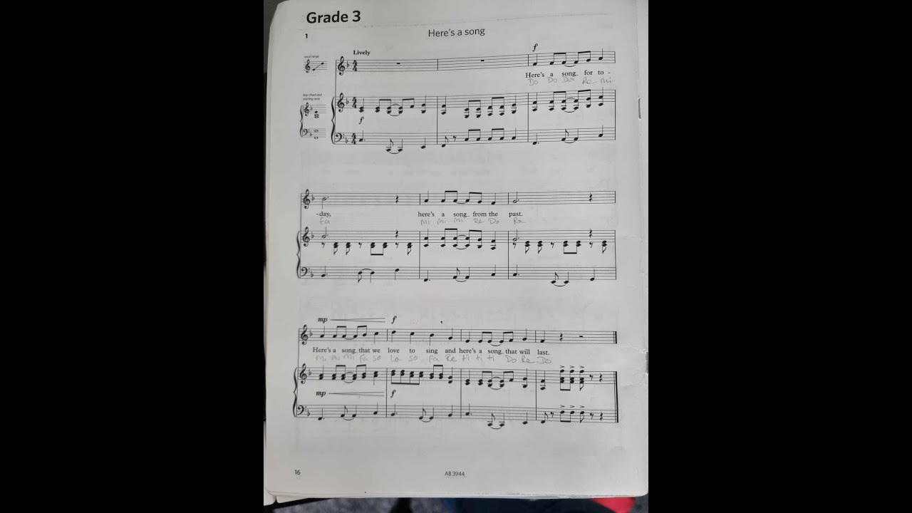 Here's A Song Grade 3 ABRSM     SD 480p