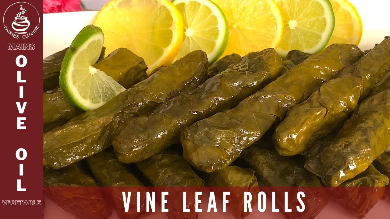 VINE LEAF ROLLS WITH OLIVE OIL: A MODEST SENSATION OF FLAVOUR