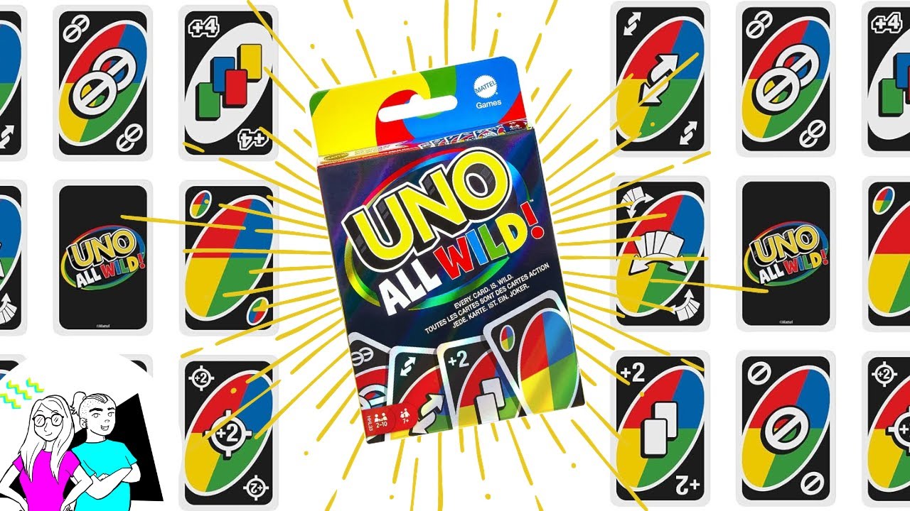 Uno all wild! la versione di Uno Mattel in cui ogni carta è un jolly