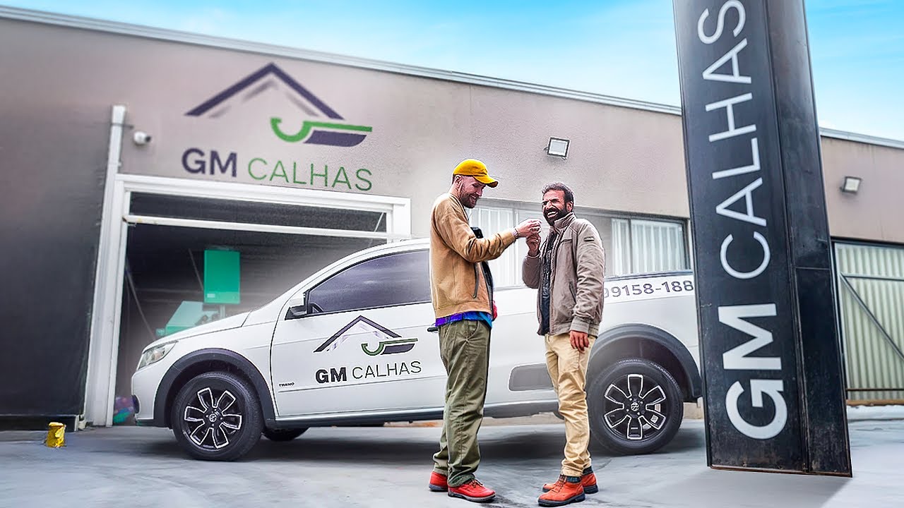 ACREDITE, &Eacute; TUDO SEU, PAI! (DEI um CARRO e uma EMPRESA pra ele 🥹)