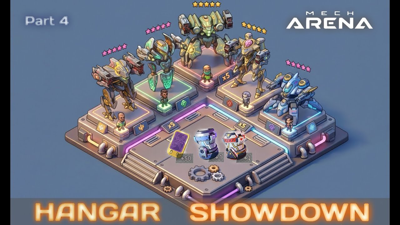 Hangar Showdown League 1 - Mech Arena| Mech Arena 2x2. Part 4