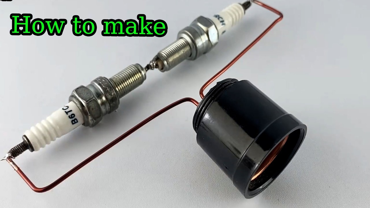 Top11 How to create 220volt energy generator use at home 100% With spark plug for free