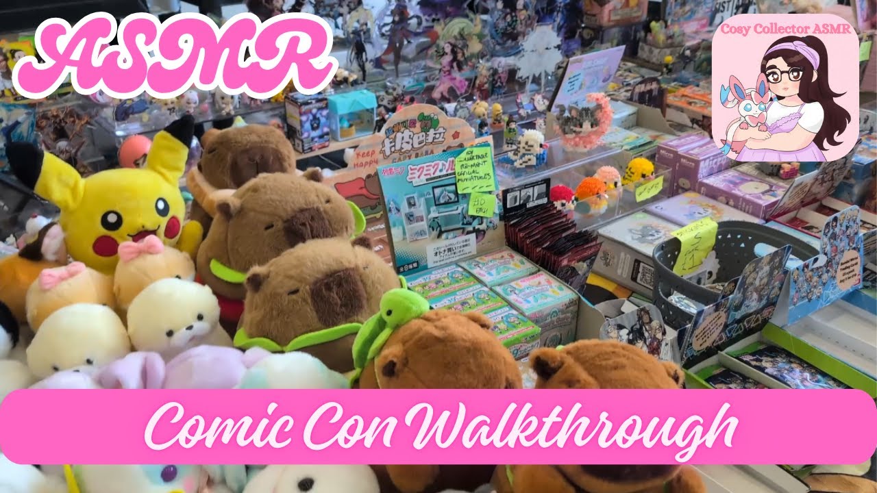 ASMR [Soft Spoken] Comic Con walk through with voiceover #asmr #softspoken #comiccon #walkthrough