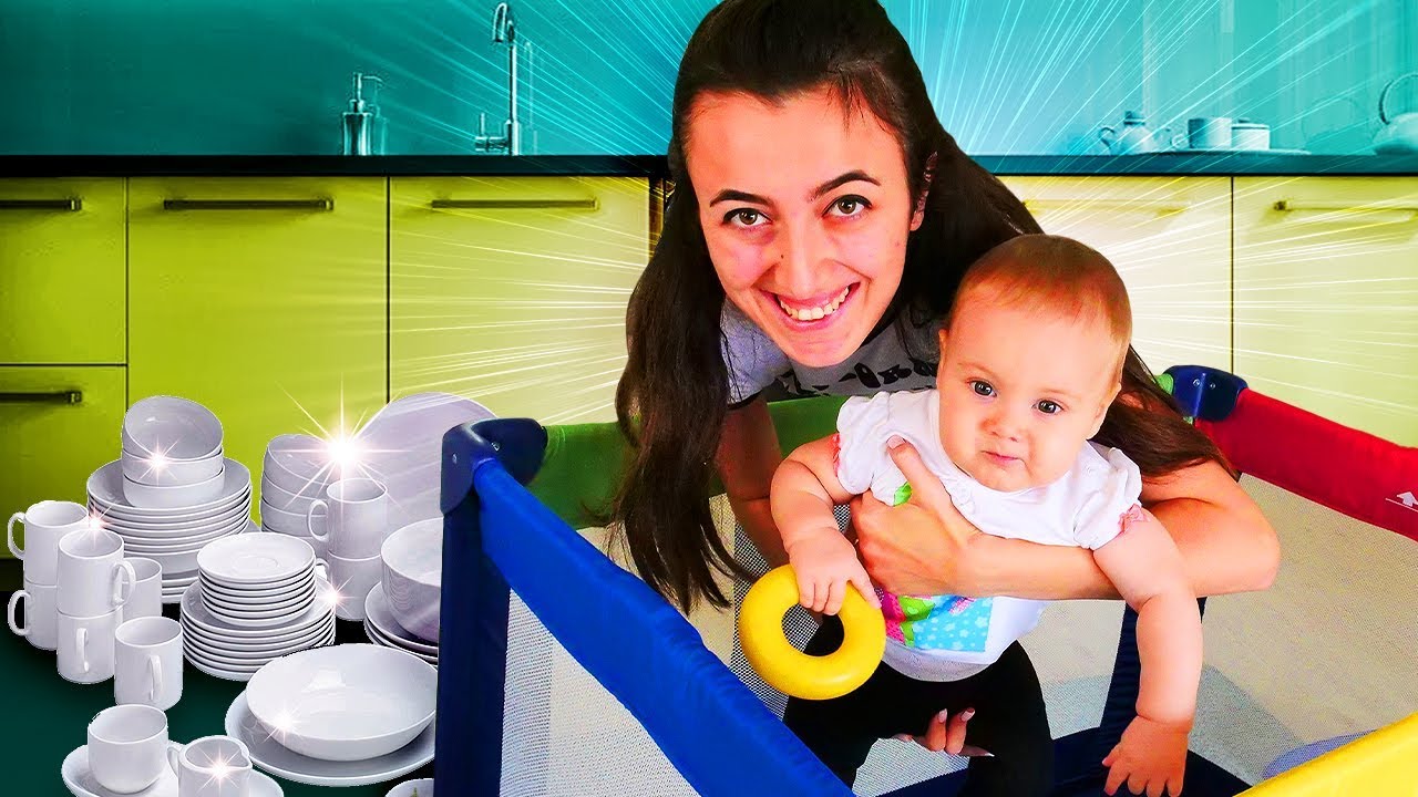 Anne Vlog. Sevcan Derin için park yatak kuruyor! Bebek bakma videosu