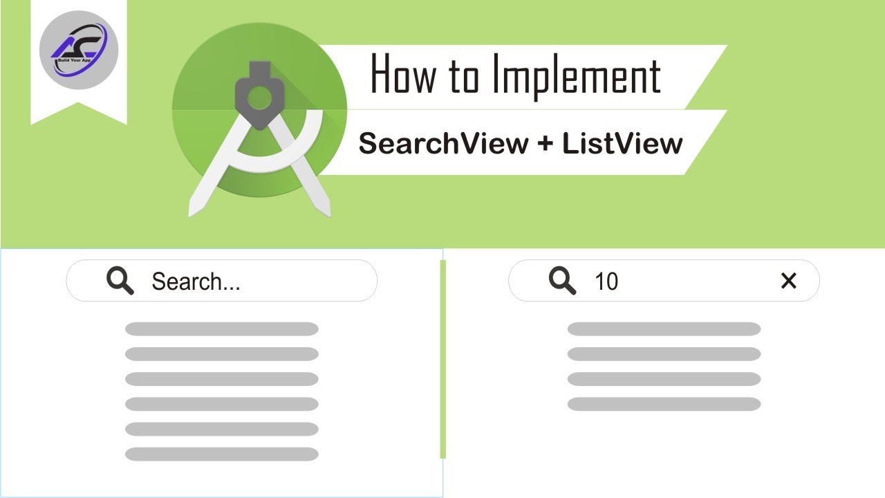 How to Implement SearchView with ListView in Android Studio | SearchViewAndroid | Android Coding