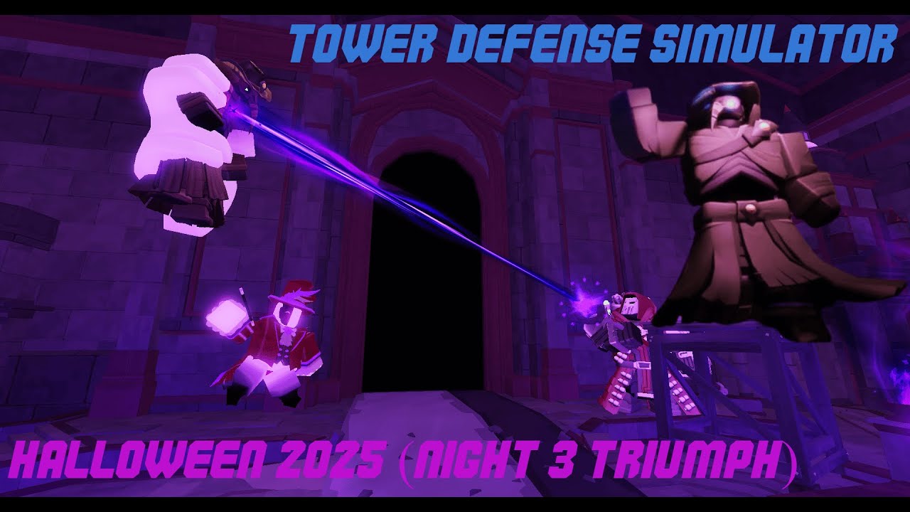 Tower defense simulator. Halloween 2025 Night 3 triumph