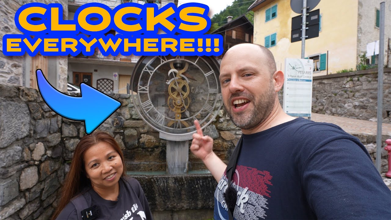 The Town of the STRANGE Clocks: Pesariis (Udine, Italy)