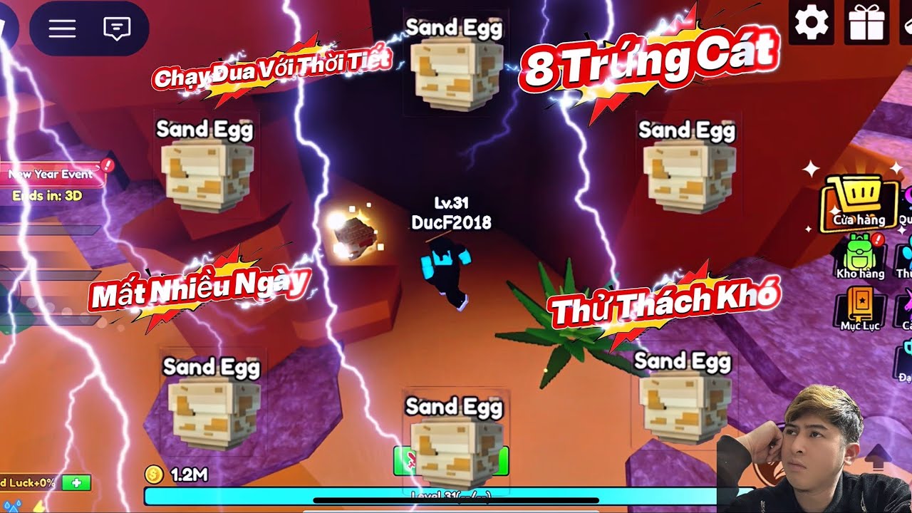 Phân Tích & Hành Trình Săn 8 Quả Trứng Cát Sau Nhiều Ngày | Catch a Monster ( Bắt Một Con Quái Vật )