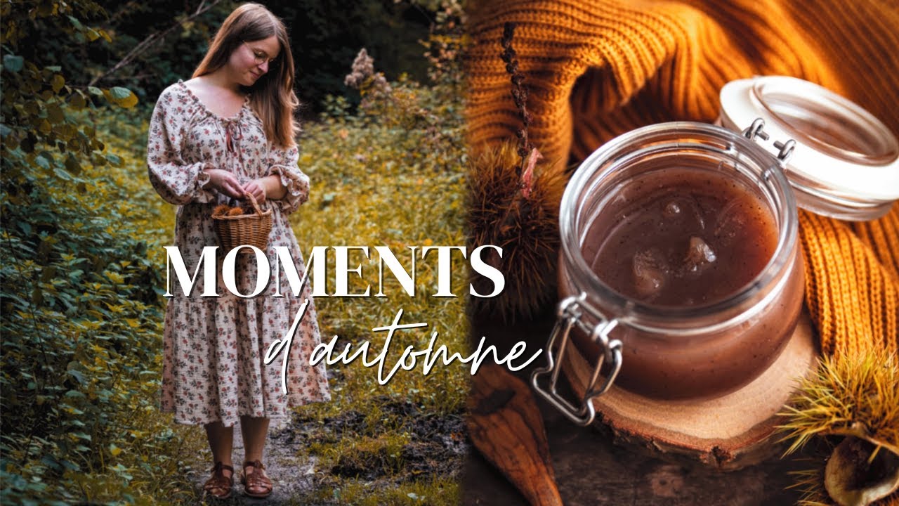 Slow VLOG | Journée d'automne : Peinture sur tasse, récolte de châtaignes et crème de marron