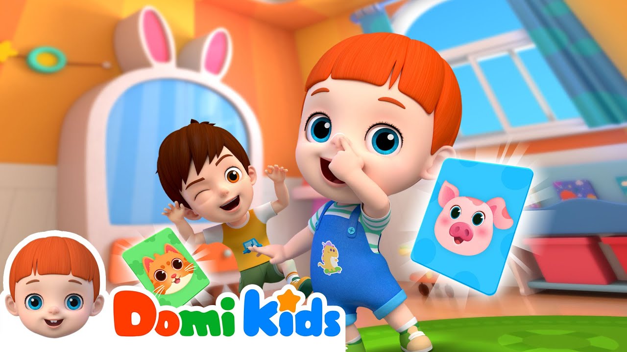 我的鼻子去哪了👃 |  熱門TOP | 人氣兒歌🎵 | Kids Song | 童謠 | domikids | 寶貝多米