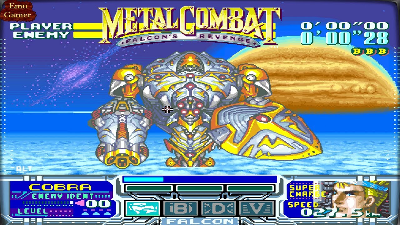 Metal Combat Falcon's Revenge 1993 (SNES) - Full Playthrough