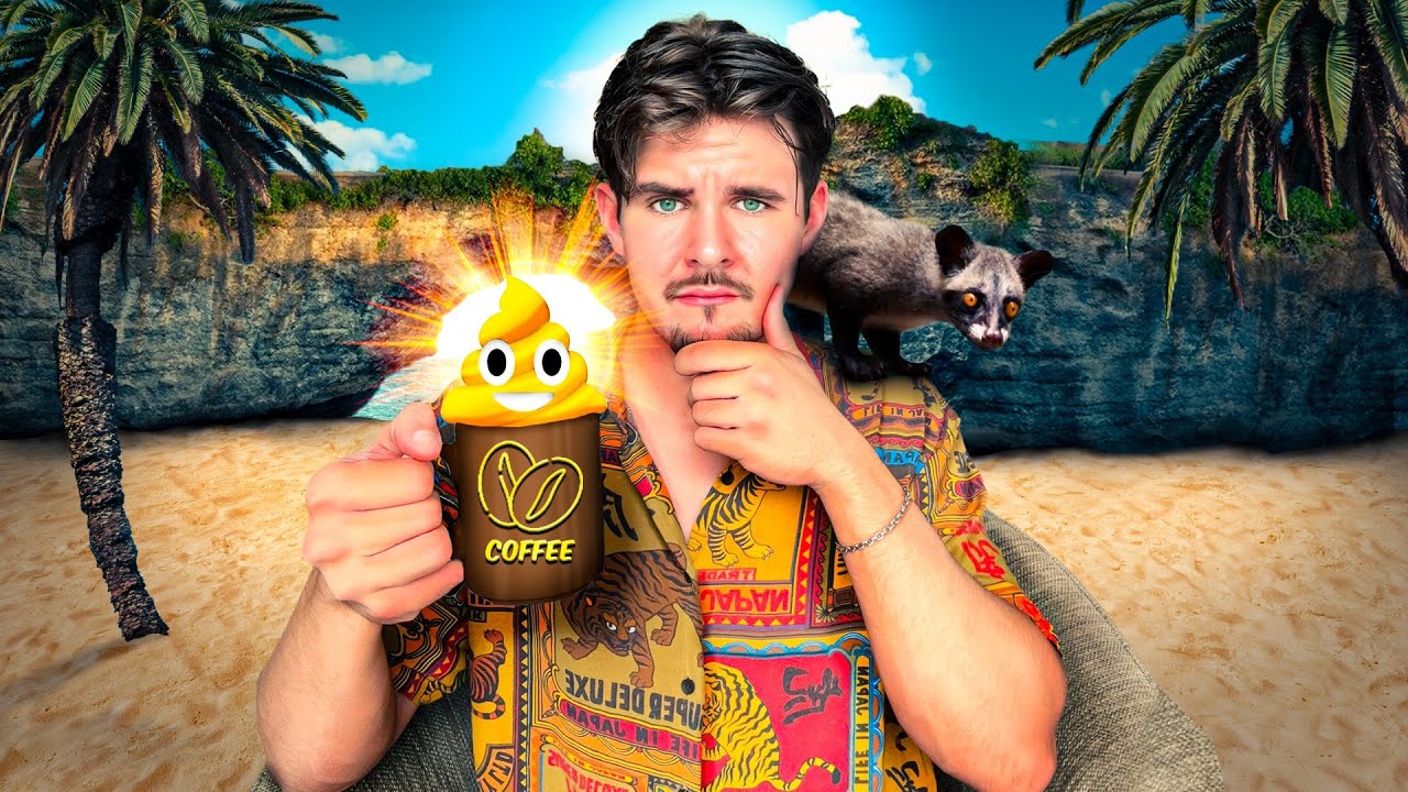 $12 Coffee From Poop in Indonesia 🇮🇩