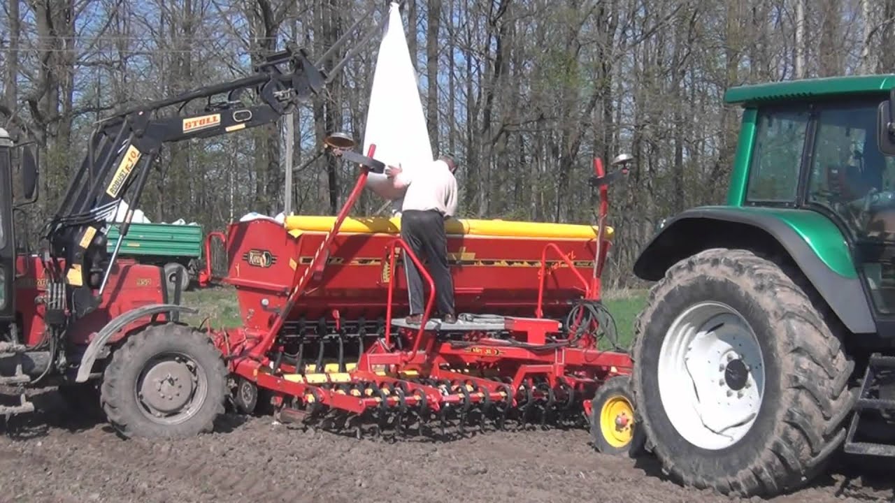 Seeding 2012 semis, siew, wiosna. Vaderstad Rapid C; John Deere 7930; 7530; Valtra T160; t 150k