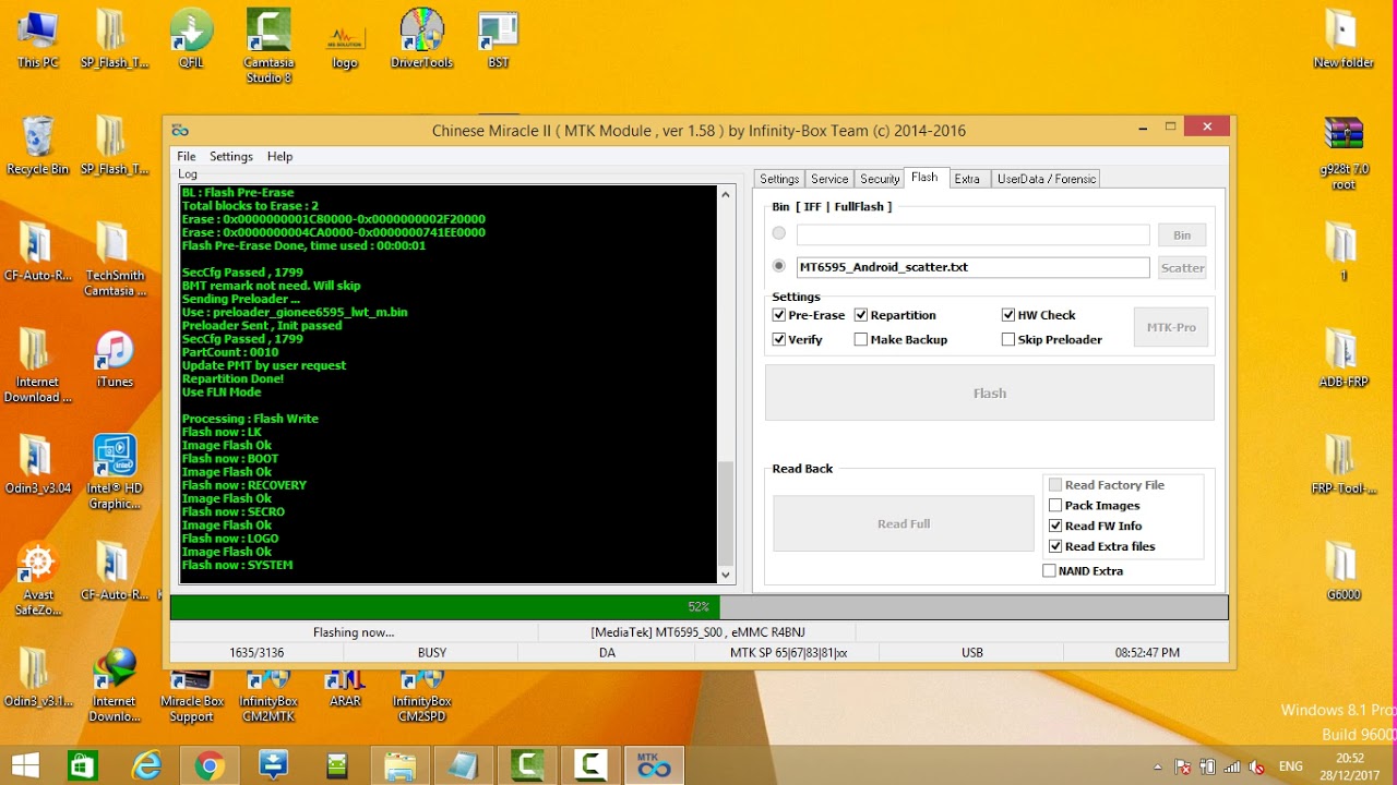 How To Flash Android MTK Phones Qmobile J7 With Chinese Miracle 2 ?