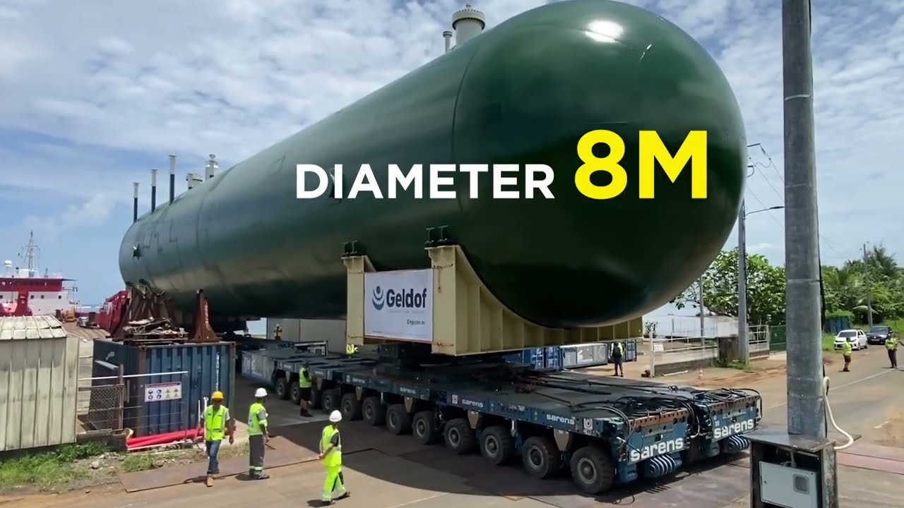 #Howwedoit Sarens Supports Construction of New Gas Storage Terminal on Tahiti