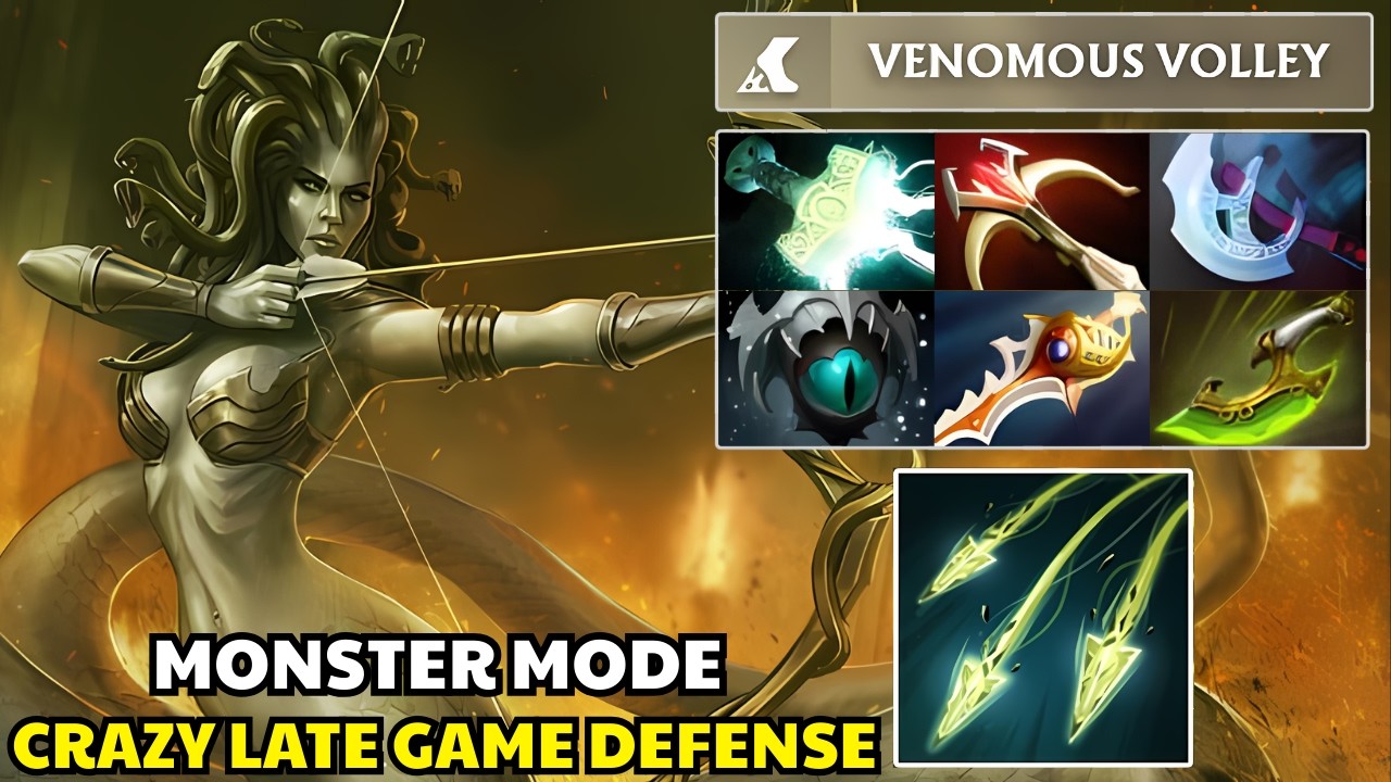 Medusa 1v5 Impossible Defense – Legendary Comeback | Dota 2