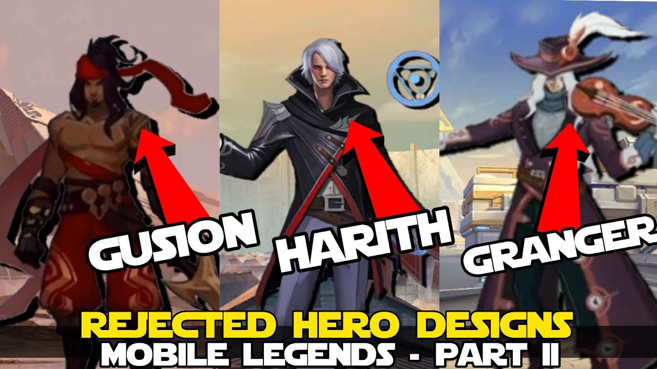 REJECTED MLBB HERO DESIGNS  | SURVEY CONCEPT ARTS VS FINAL DESIGN PART 2 | MLBB 2024